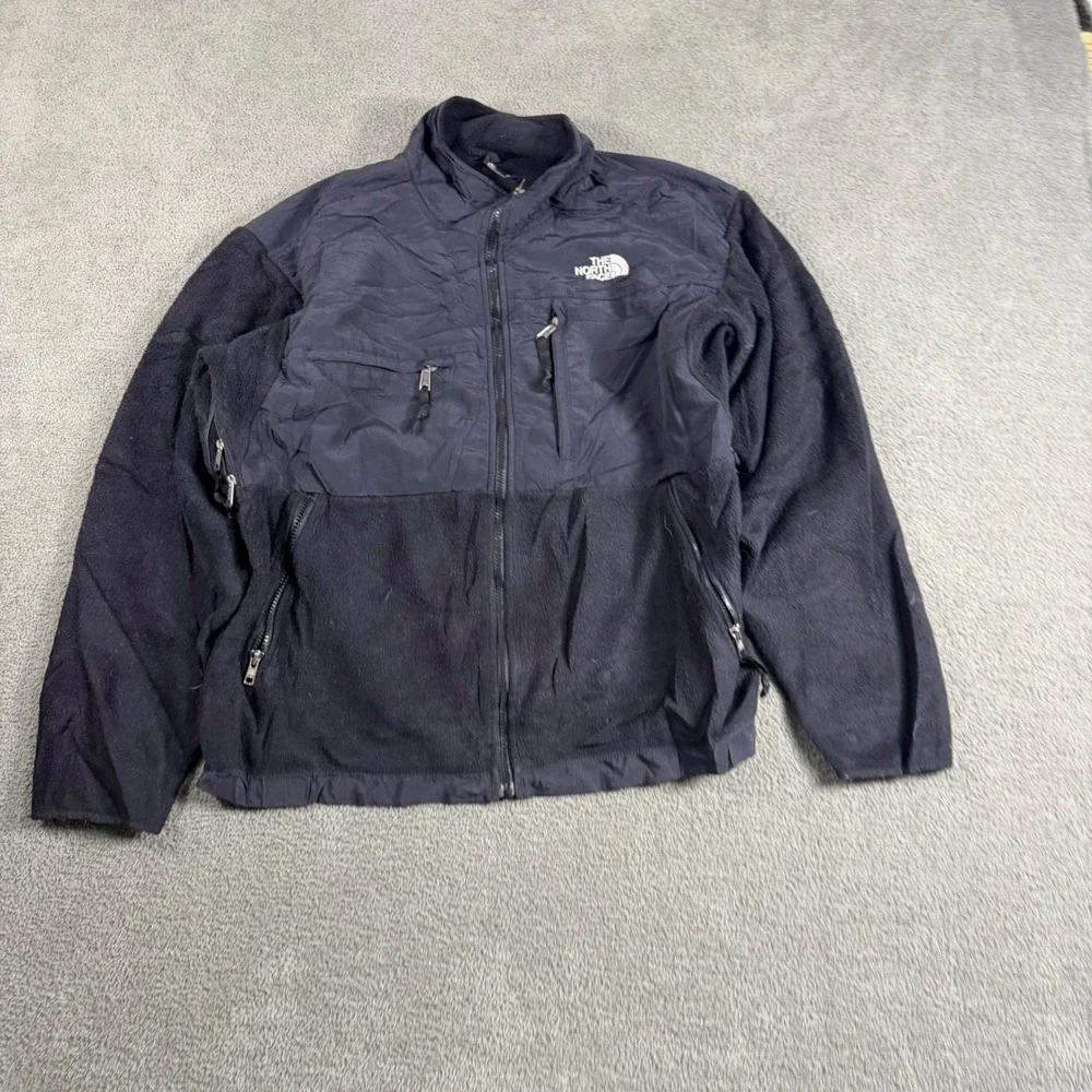 The North Face Mens Denali Fleece Jacket Black Full Zip Size Medium NF00243